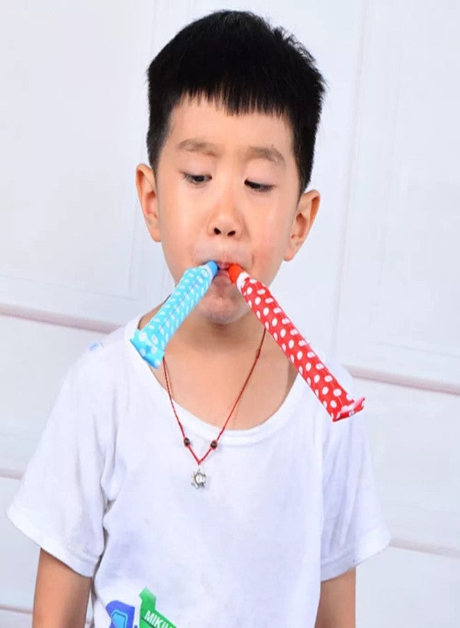 PartyToko Polka Dot Party Blowouts Whistles Party Noise Makers Multi Colour (10 pcs-1 Pack) - Image 5